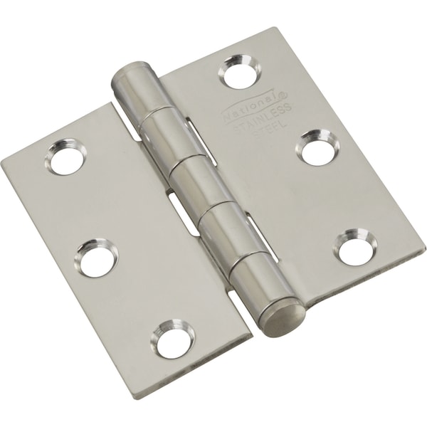 National Hardware National Hardware 2-1/2 in. L Door Hinge 2 pk N276-972 - main